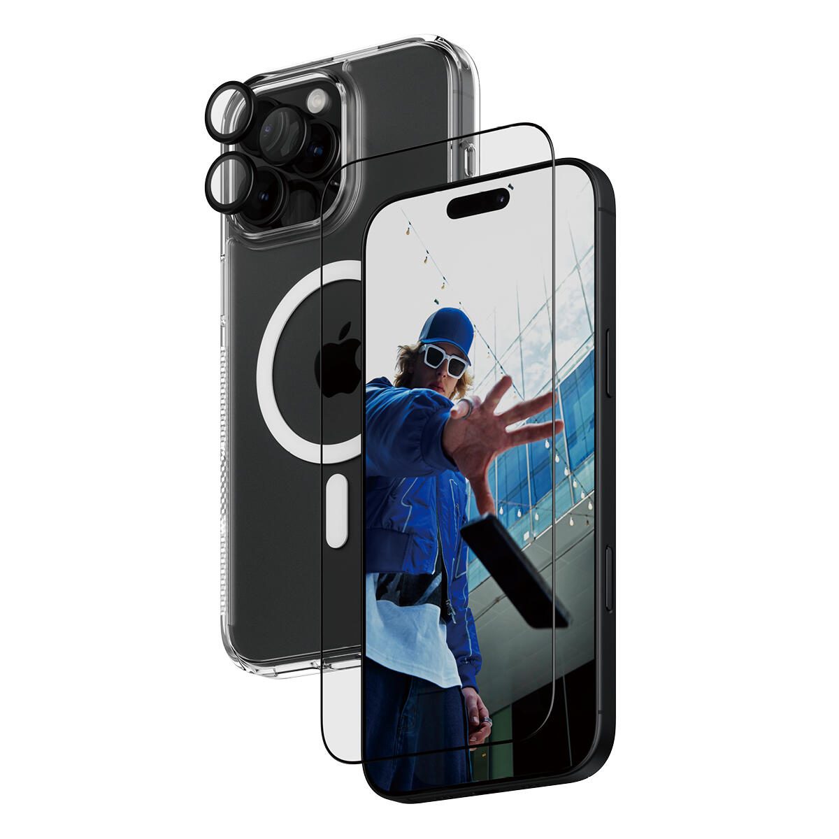 PanzerGlass® 3-in-1 Protection Schutzset für iPhone 16 Pro Max PanzerGlass® 3-in-1 Protection Schutzset für iPhone 16 Pro Max